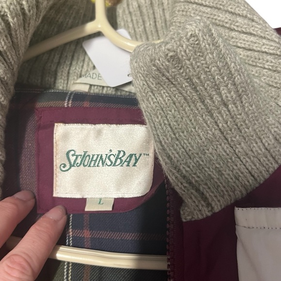 St Johns Bay - Womens Oversized Winter Coat Sz LG - Picture 4 of 7